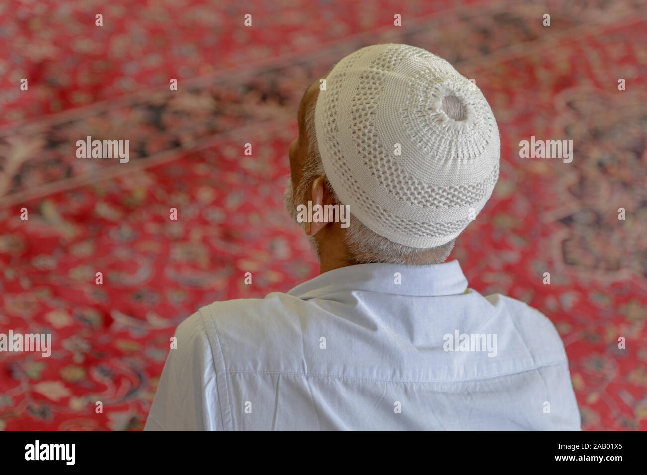 Photo of the Old Muslim man praying Stock Photo