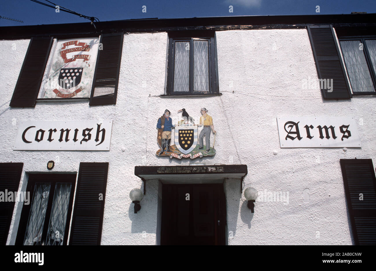 Cornish Arms pub, St Merryn, North Cornwall, England, United Kingdom Stock Photo