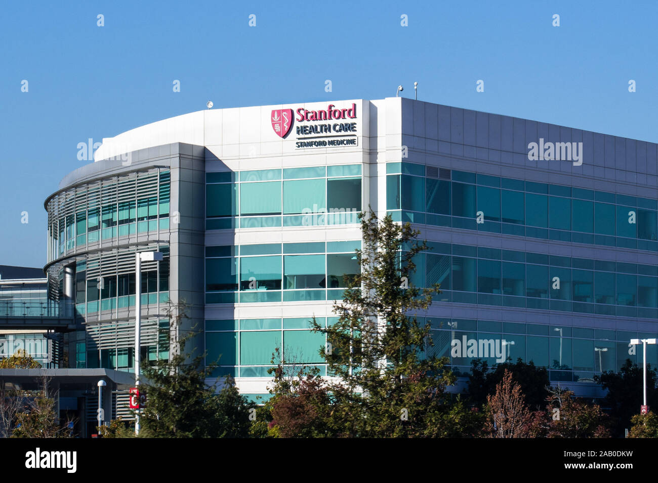 nov 2 2019 redwood city ca usa stanford health care facility stanford health care comprises a network of medical facilities and doctors locate 2AB0DKW