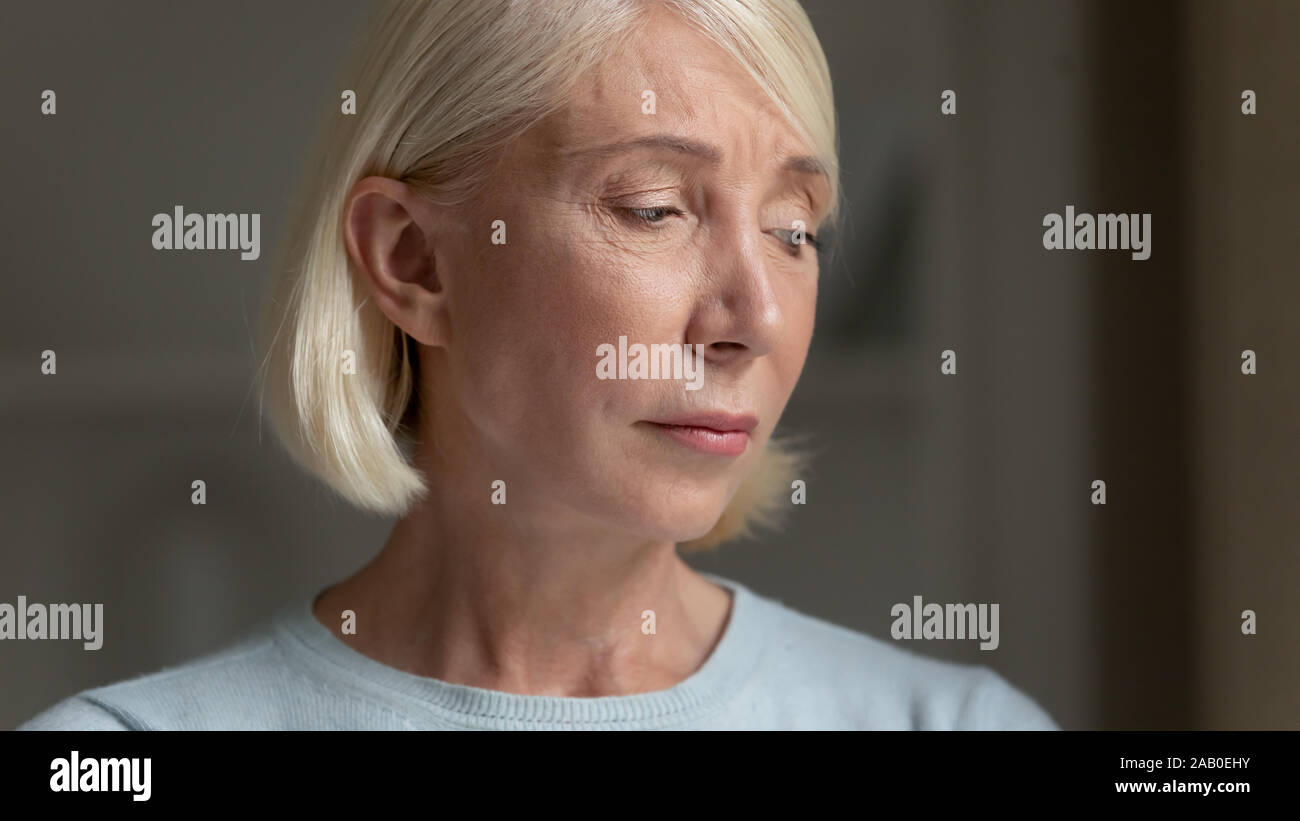 Desperate older woman hi-res stock photography and images - Alamy