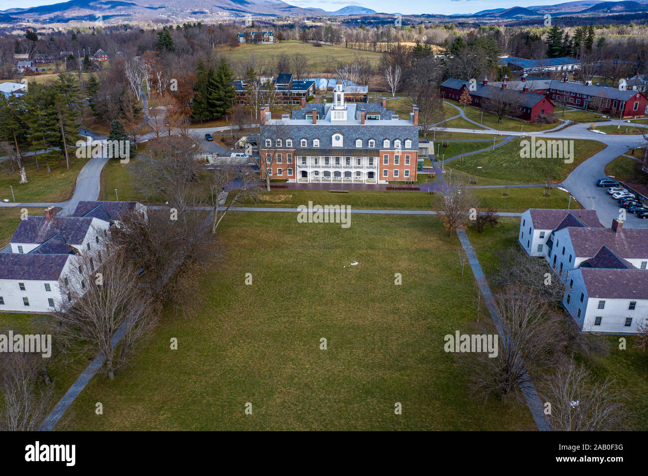 Commons, Bennington College, Bennington, VT, USA, 05201 Stock Photo