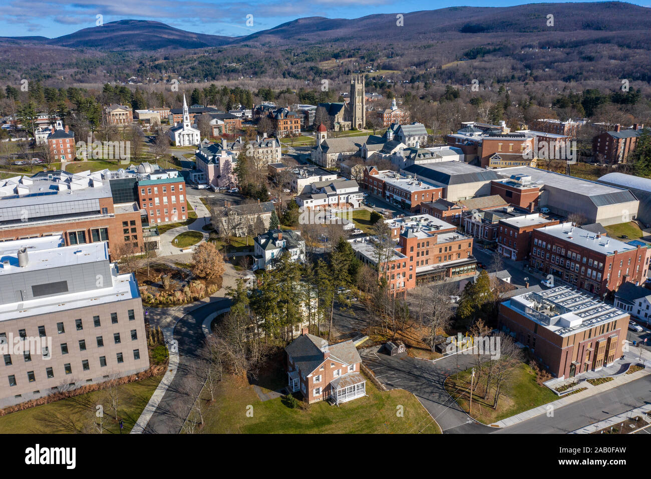 Williams College, Williamstown, Massachusetts Stock Photo