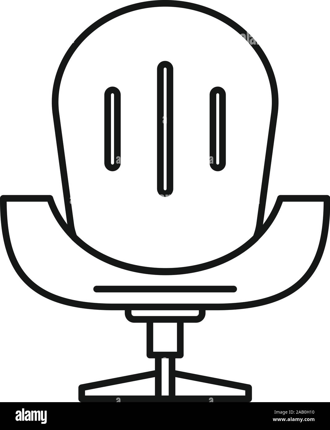 Mobility armchair icon. Outline mobility armchair vector icon for web ...