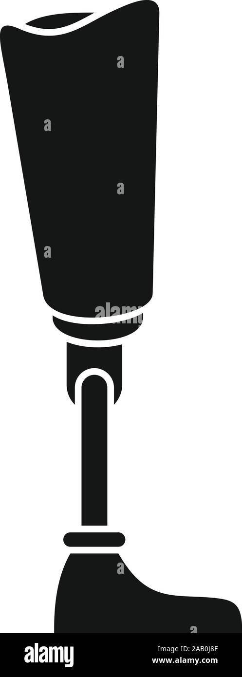 Medicine artificial limbs icon. Simple illustration of medicine ...