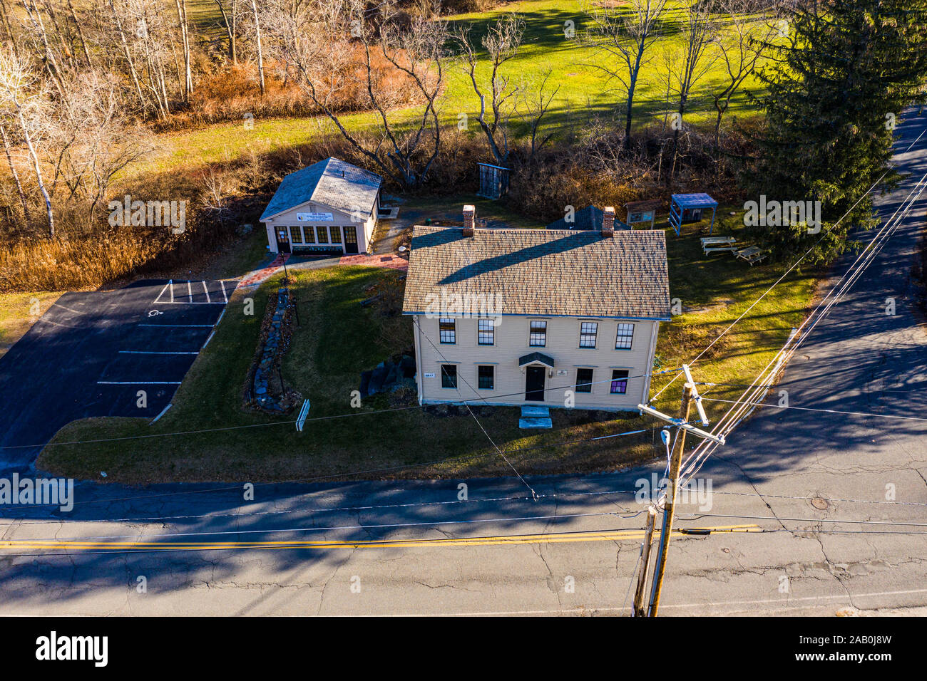 Susan B Anthony Birthplace Museum, Adams, MA, USA Stock Photo