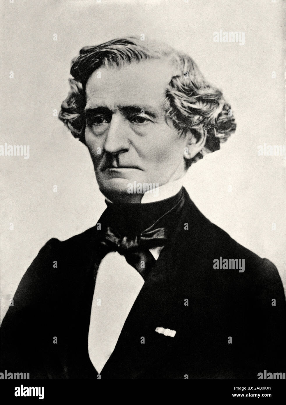 Louis-Hector Berlioz (1803 – 1869) French composer, conductor, musical writer of the romantic period and member of Institut de France (1856). His outp Stock Photo