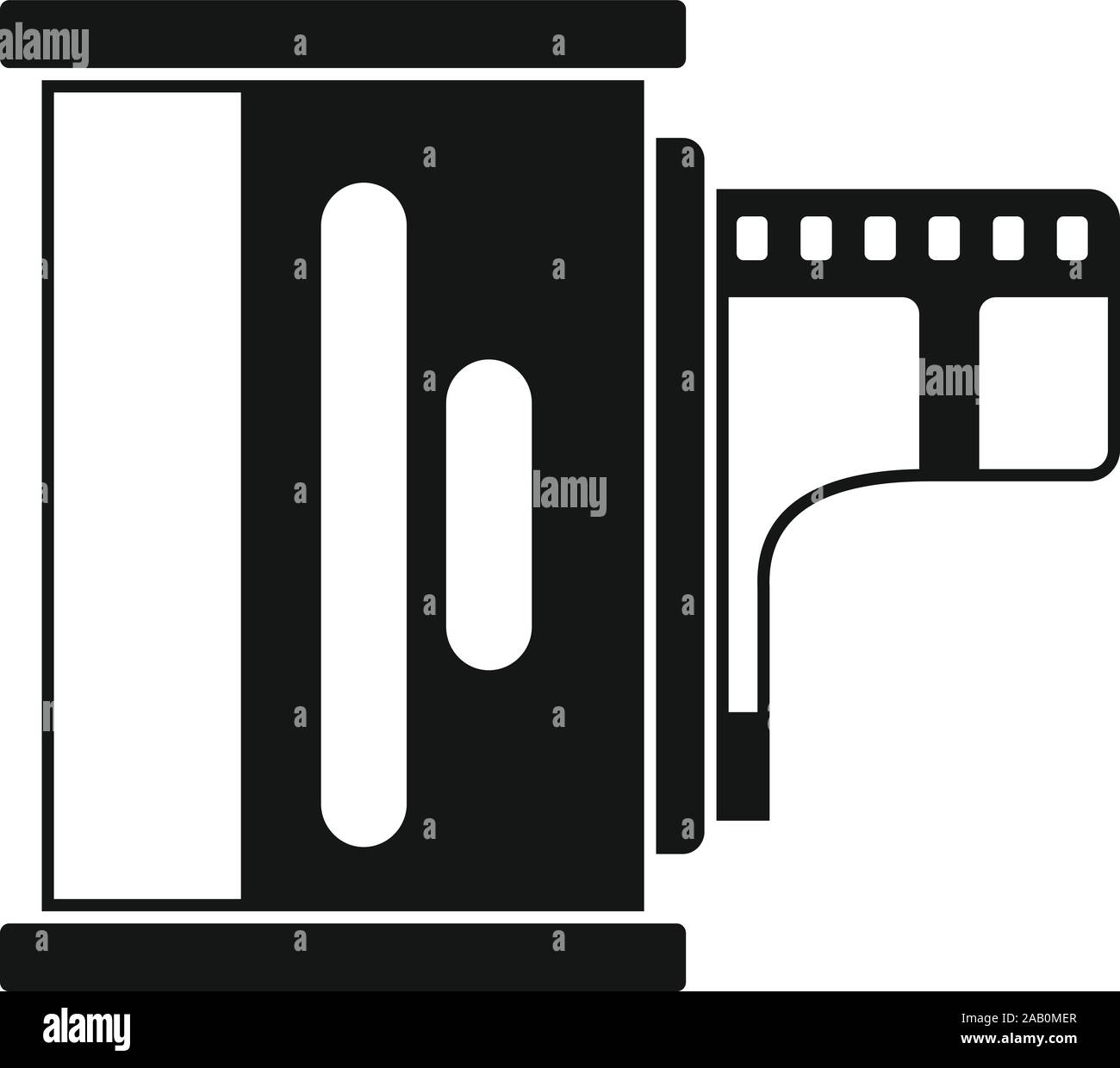 Camera film icon. Simple illustration of camera film vector icon for ...