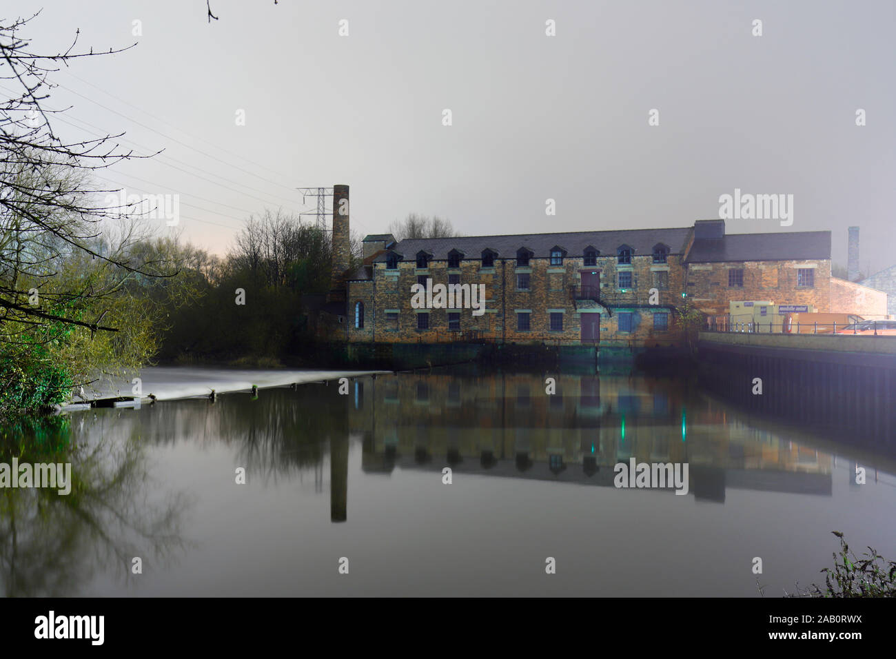 Thwaite Mills Watermill museum in Stourton,Leeds. Stock Photo