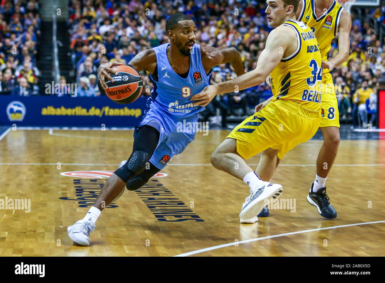 Berlin, Germany, October 04, 2019: Austin Hollins of Zenit St Petersburg  during the EuroLeague basketball match between Alba Berlin and Zenit Stock  Photo - Alamy