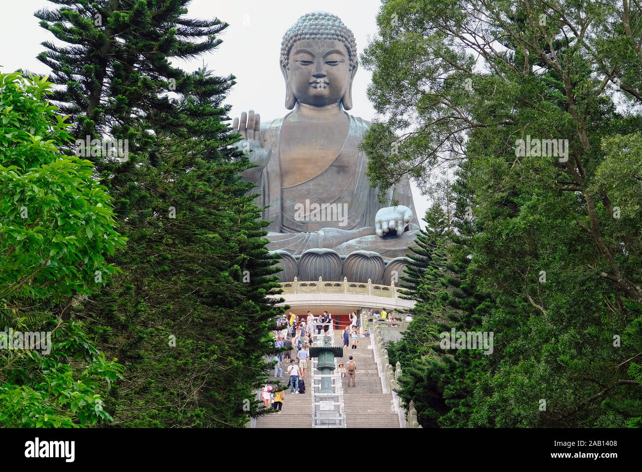 Religious places - Buddhism China Hong Kong Tian Tan Buddha Stock Photo