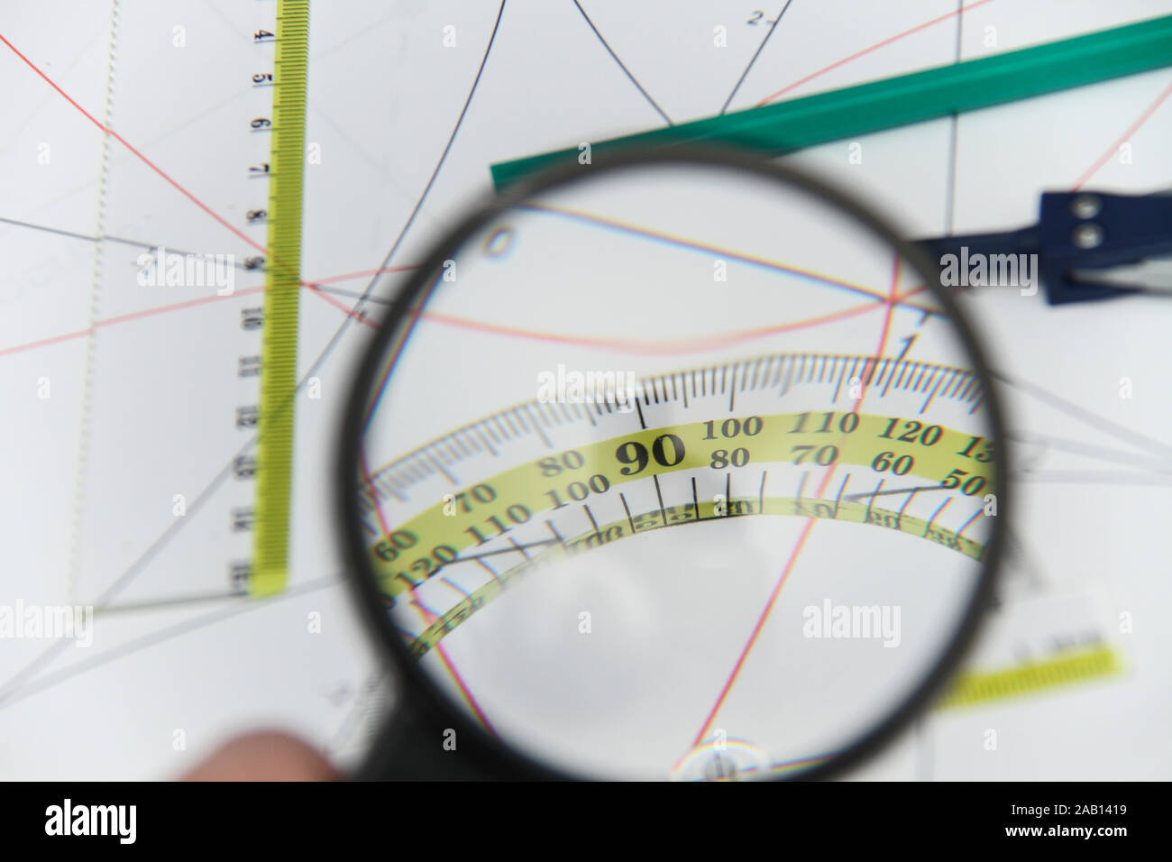 photo of the Architectural plans and projets, pencils, rulers, compass ...