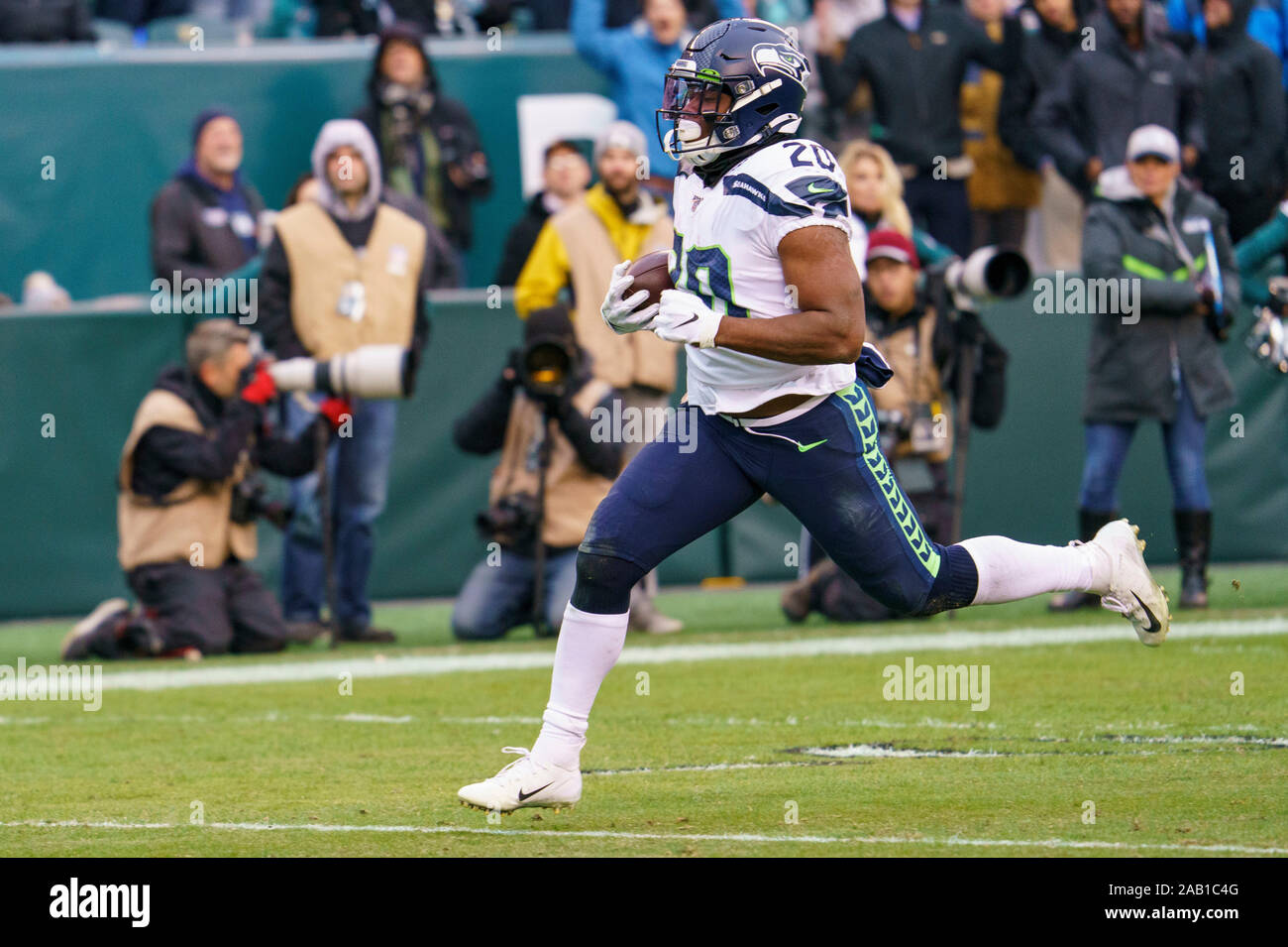 Philadelphia, Pennsylvania, USA. 24th Nov, 2019. Seattle Seahawks ...