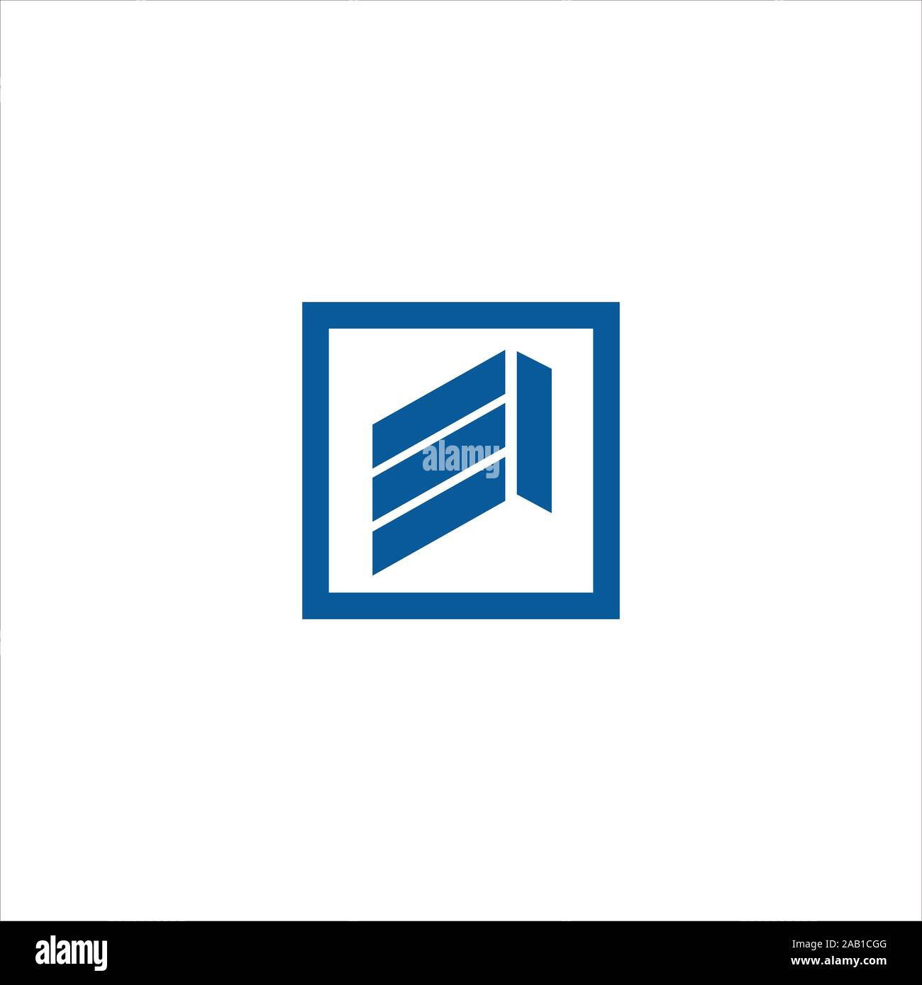 Initial letter ei or ie logo vector design templates Stock Vector