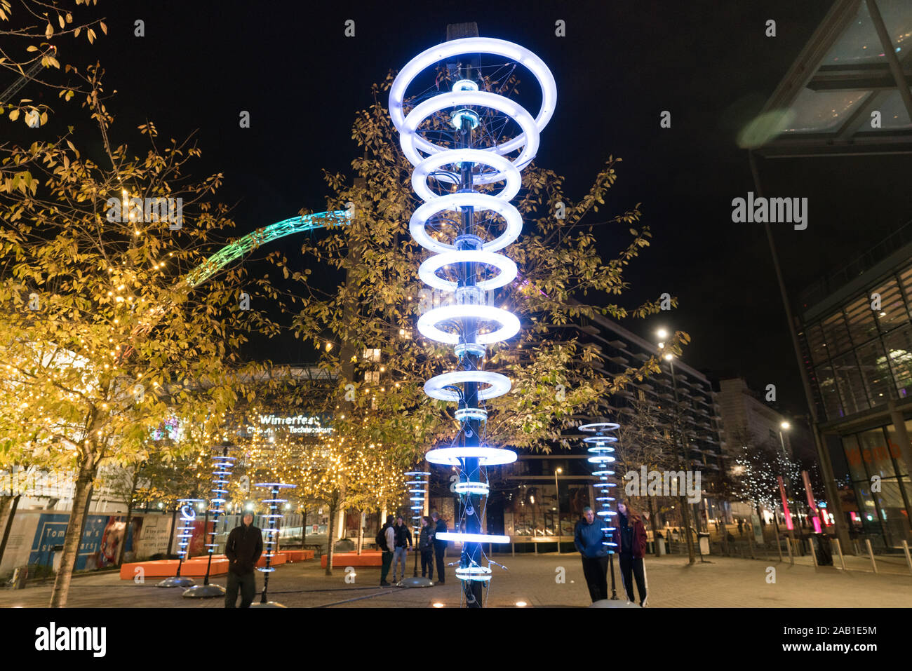 Wembley Park Christmas Winterfest Stock Photo Alamy