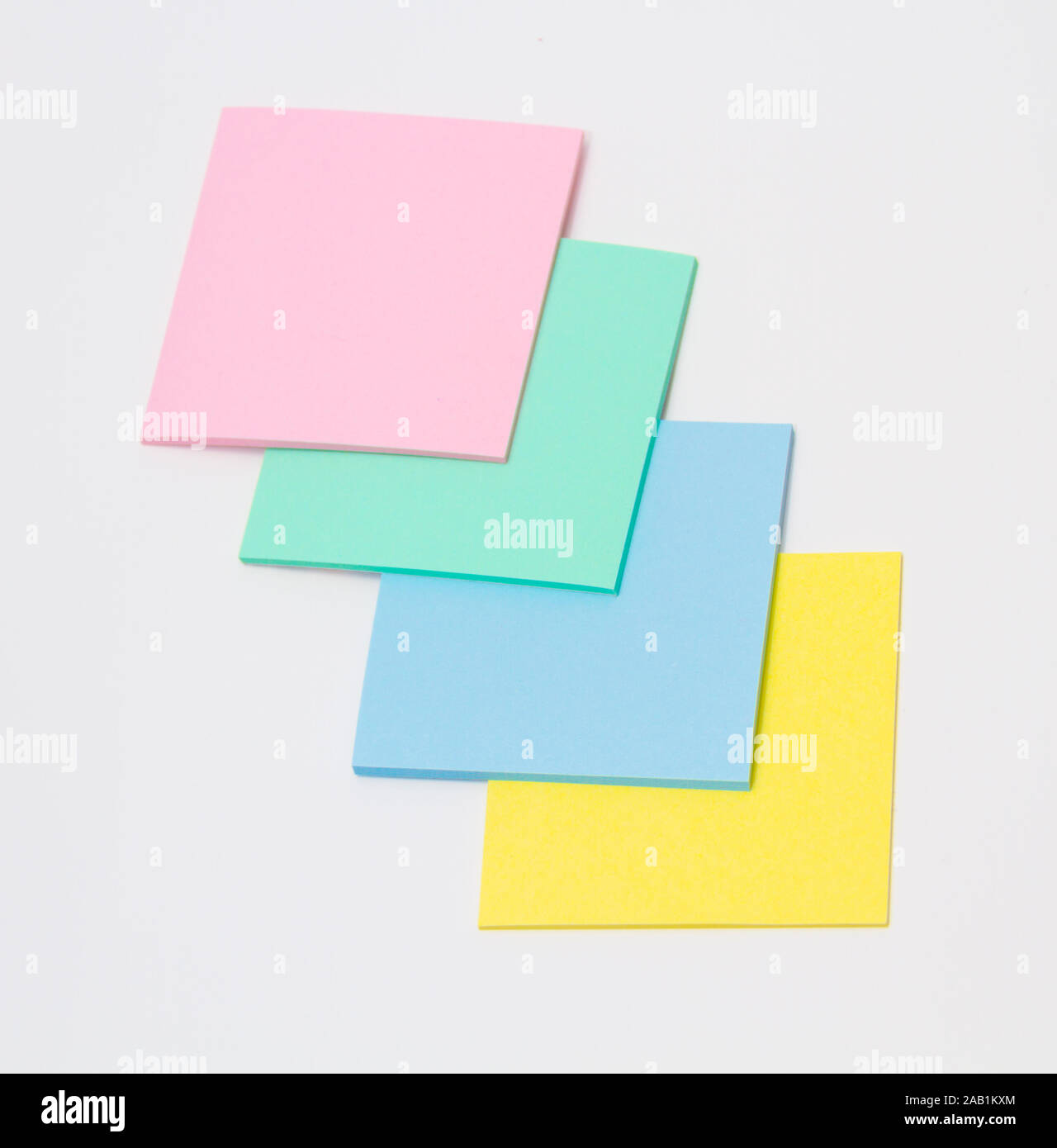 Photo of the Set of colored sticker Stock Photo