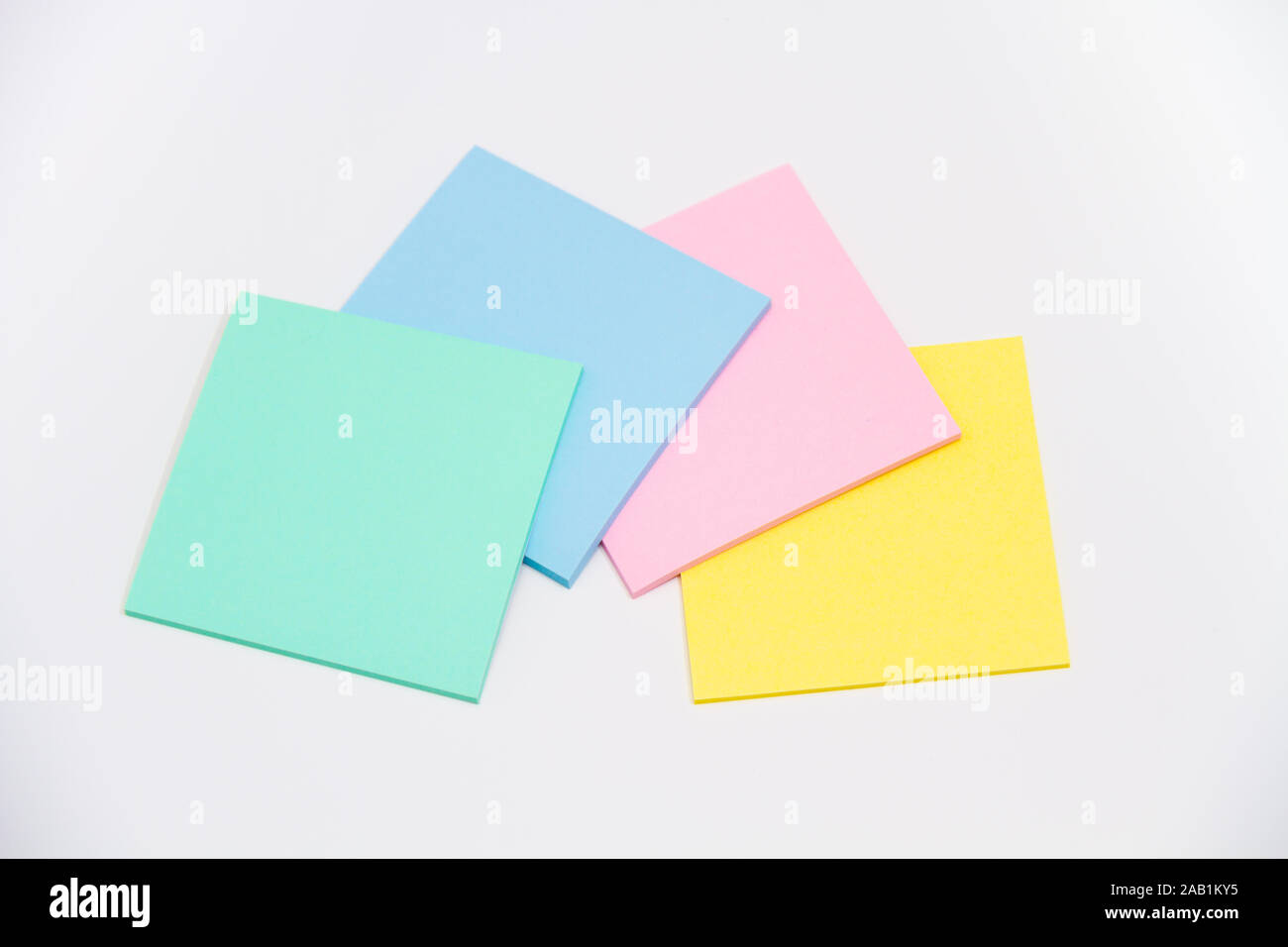 Photo of the Set of colored sticker Stock Photo