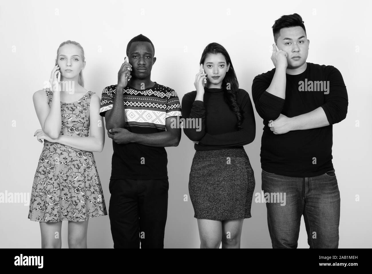 Indian friends talking Black and White Stock Photos & Images - Alamy