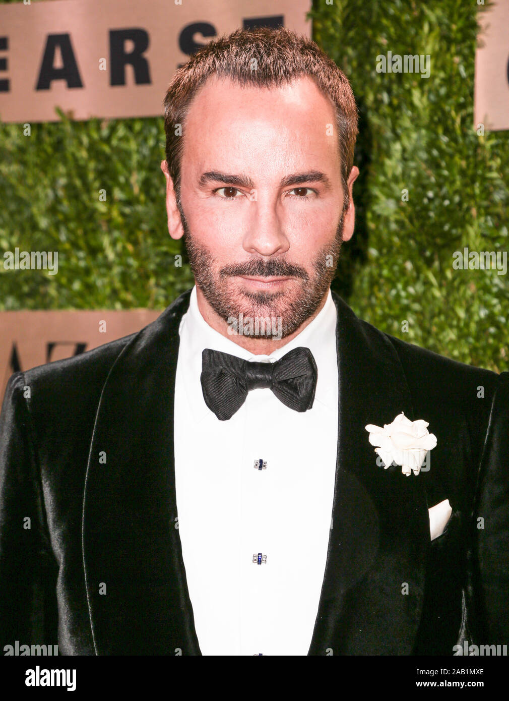 New York, NY - November 18, 2019: Tom Ford attends the Lincoln Center  Corporate Fund Fashion Gala honoring Leonard A. Lauder at Alice Tully Hall  Stock Photo - Alamy