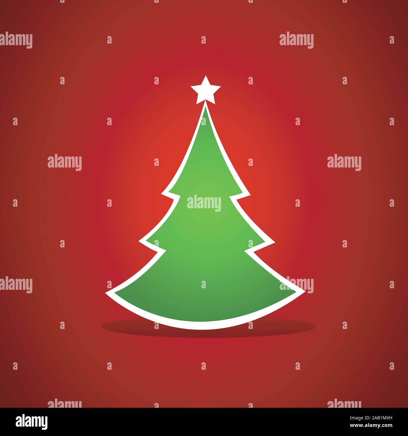 christmas tree logo Stock Vector Image & Art Alamy