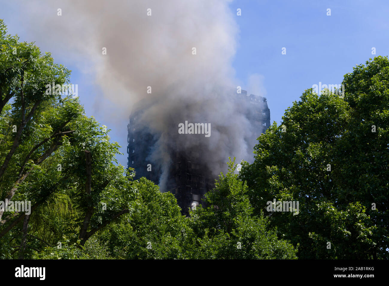 Grenfell Tower fire. Grenfell Tower was a 24-storey block of flats  part of the Lancaster West Estate, a council housing complex in North Kensington, Stock Photo