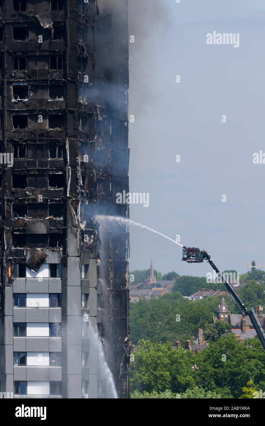 Grenfell Tower fire. Grenfell Tower was a 24storey block of flats part of the Lancaster West