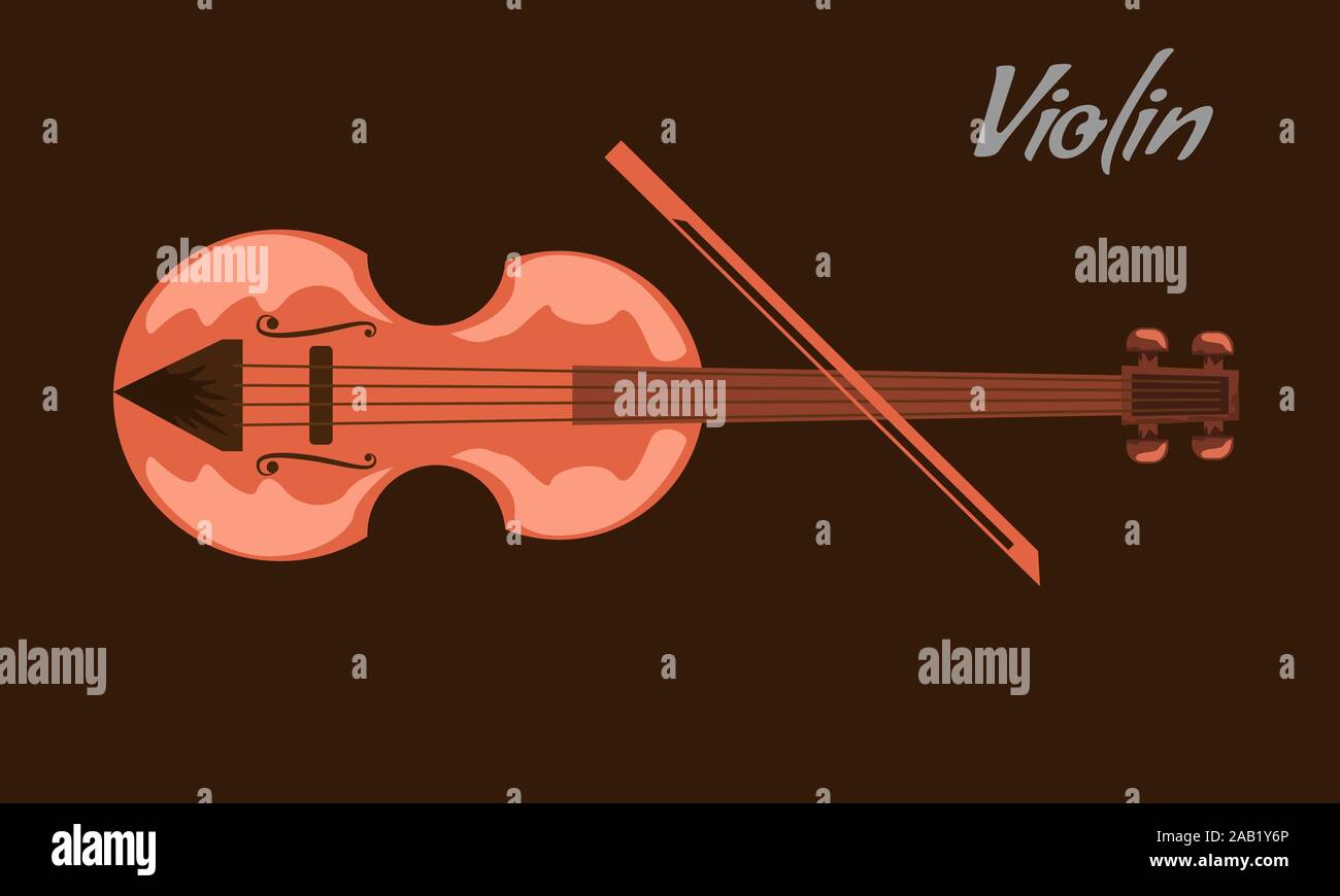 How To Draw A Cartoon Violin