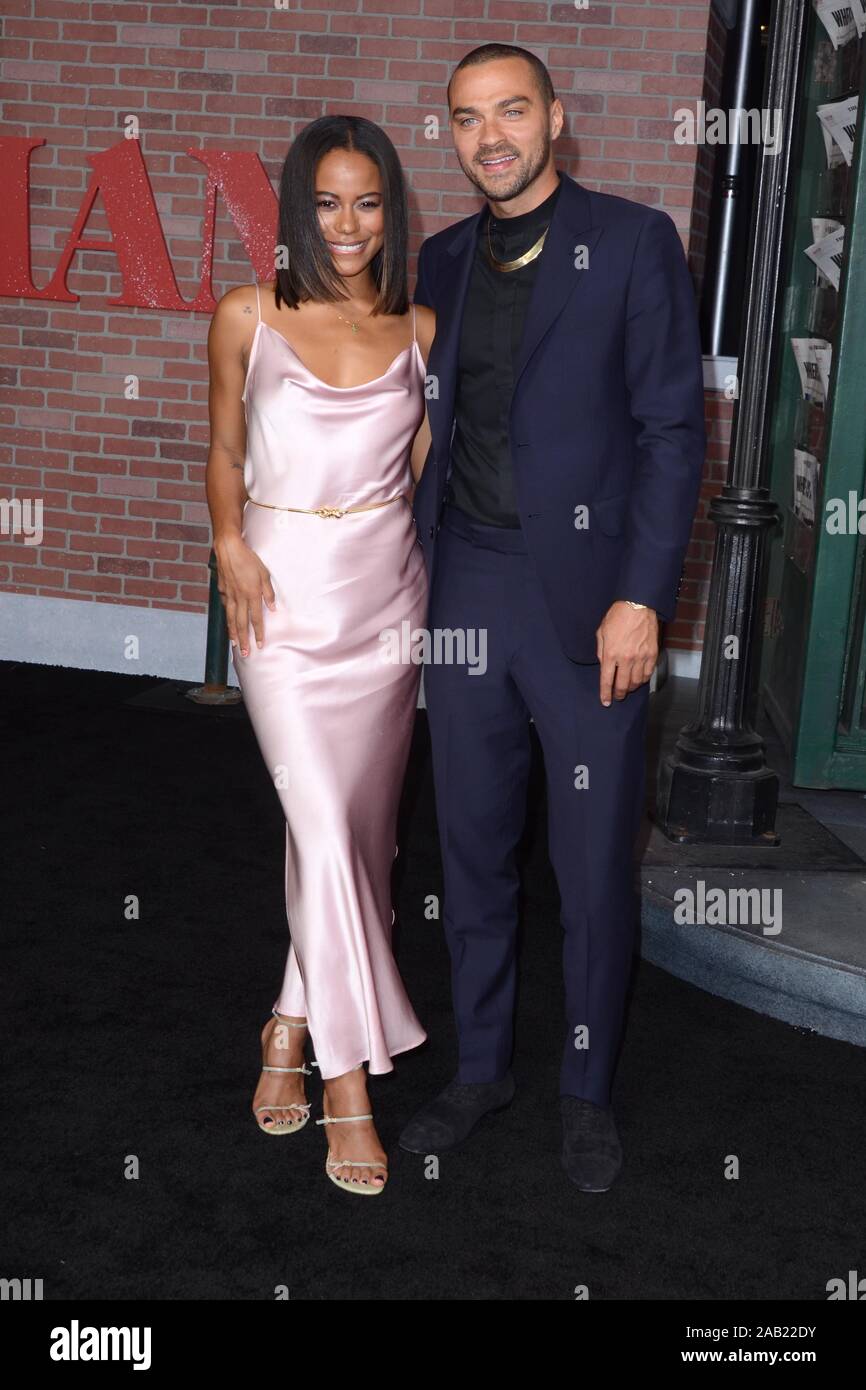'The Irishman' Premiere at the TCL Chinese Theater IMAX on October 24, 2019 in Los Angeles, CA Featuring: Taylour Paige, Jesse Williams Where: Los Angeles, California, United States When: 25 Oct 2019 Credit: Nicky Nelson/WENN.com Stock Photo