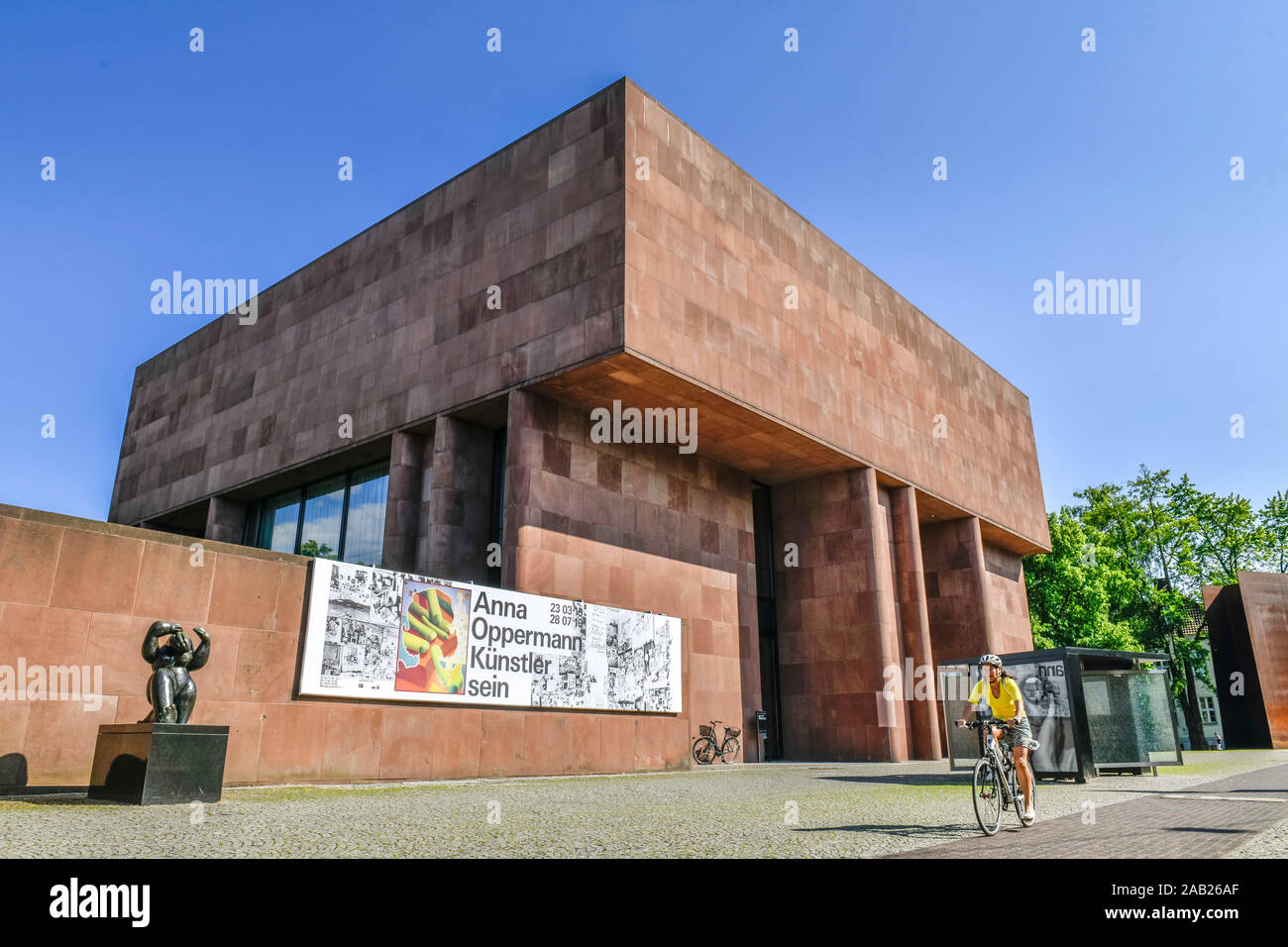 Kunsthalle, Artur-Ladebeck-Straße, Bielefeld, Nordrhein-Westfalen, Deutschland Stock Photo