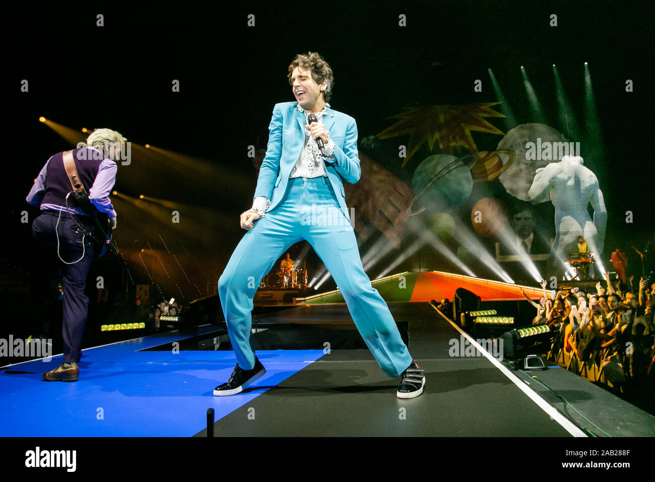 Mika performs the first concert in Italy of revelation tour Stock Photo