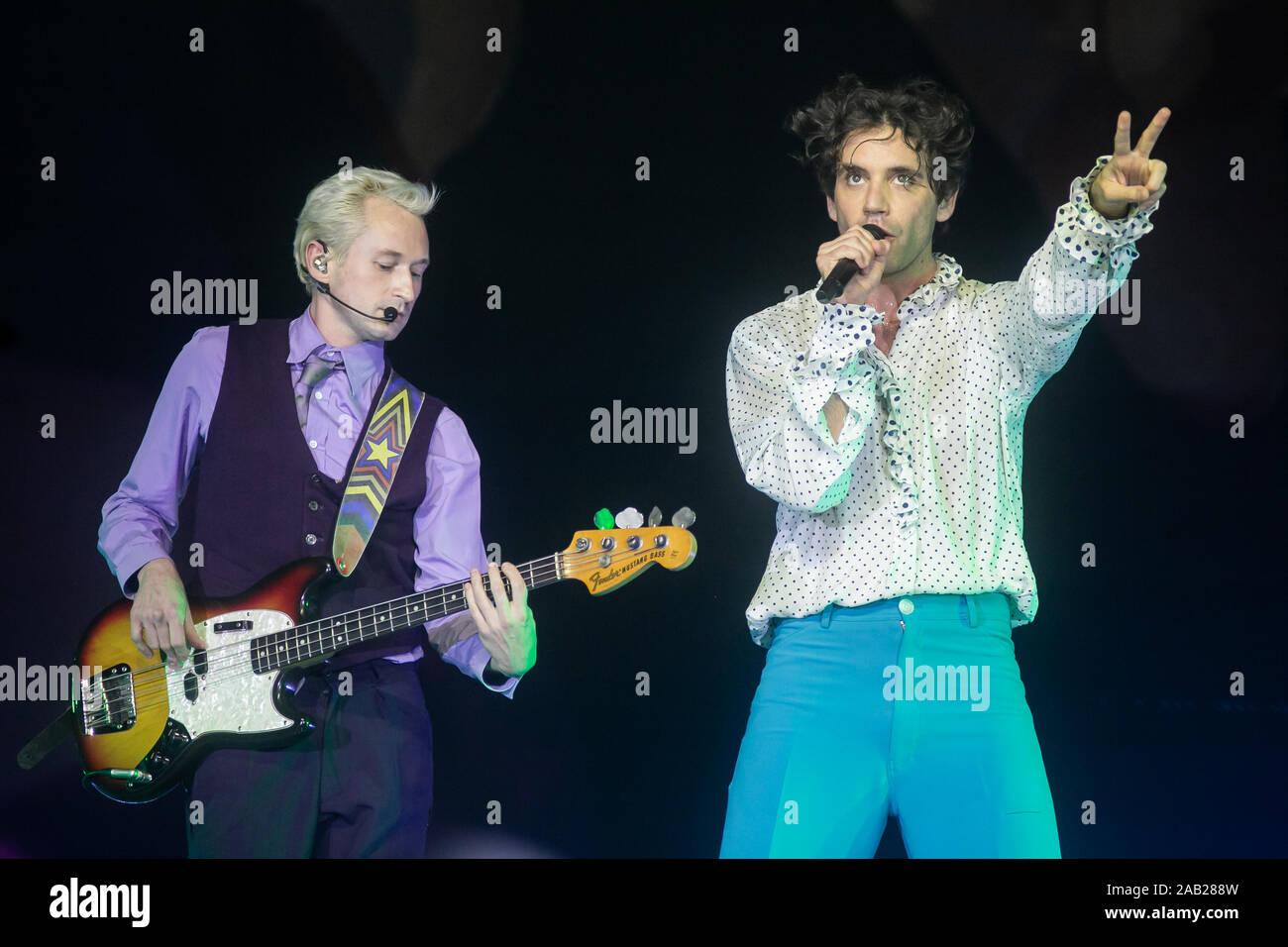 Mika performs the first concert in Italy of revelation tour Stock Photo