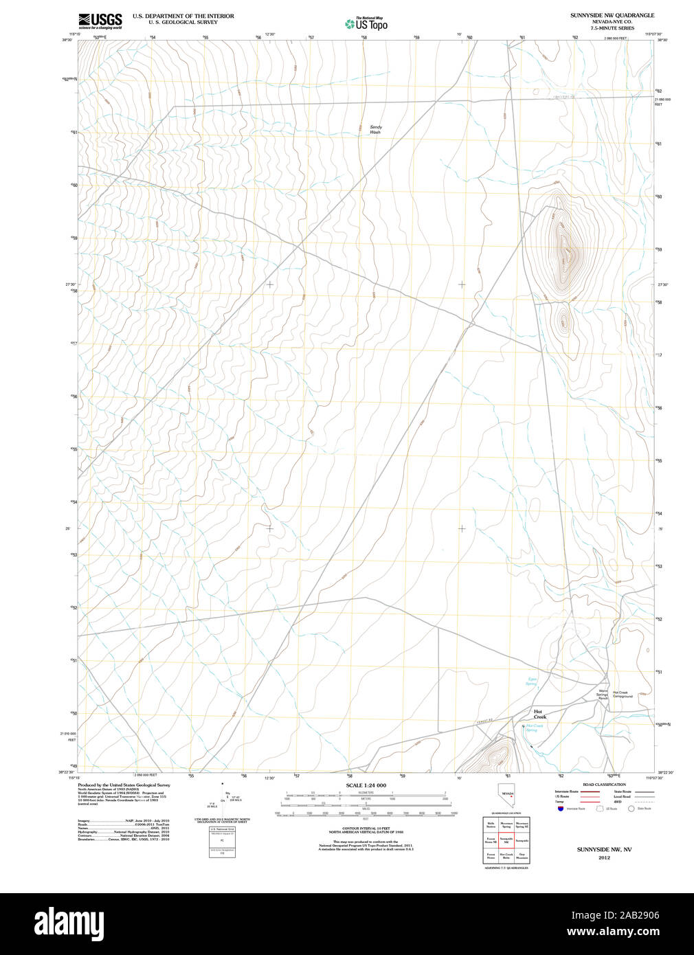 Map of sunnyside hires stock photography and images Alamy