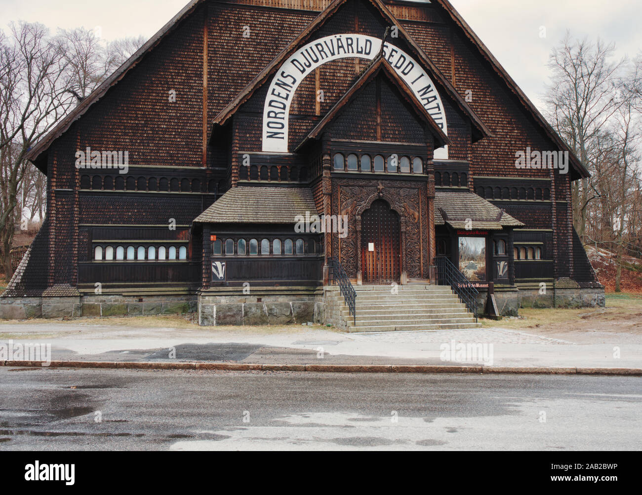 Biologiska Museet (Biological Museum), Djurgarden, Stockholm, Sweden Stock Photo