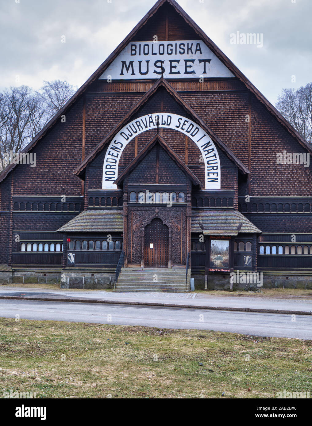 Biologiska Museet (Biological Museum), Djurgarden, Stockholm, Sweden Stock Photo