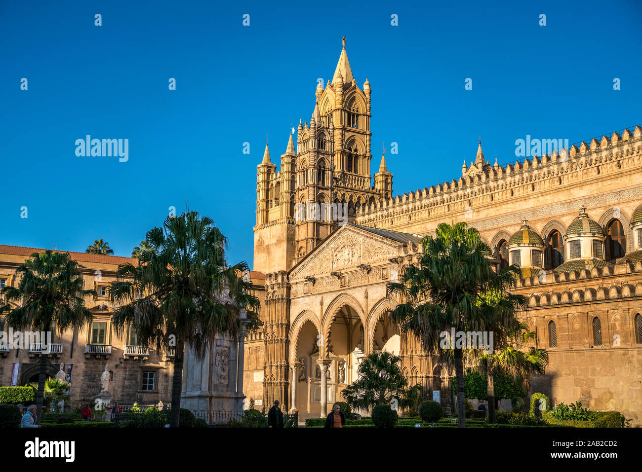 Kathedrale Maria Santissima Assunta,  Palermo, Sizilien, Italien, Europa  |  Cathedral of the Assumption of Virgin Mary, Palermo, Sicily, Italy, Europ Stock Photo