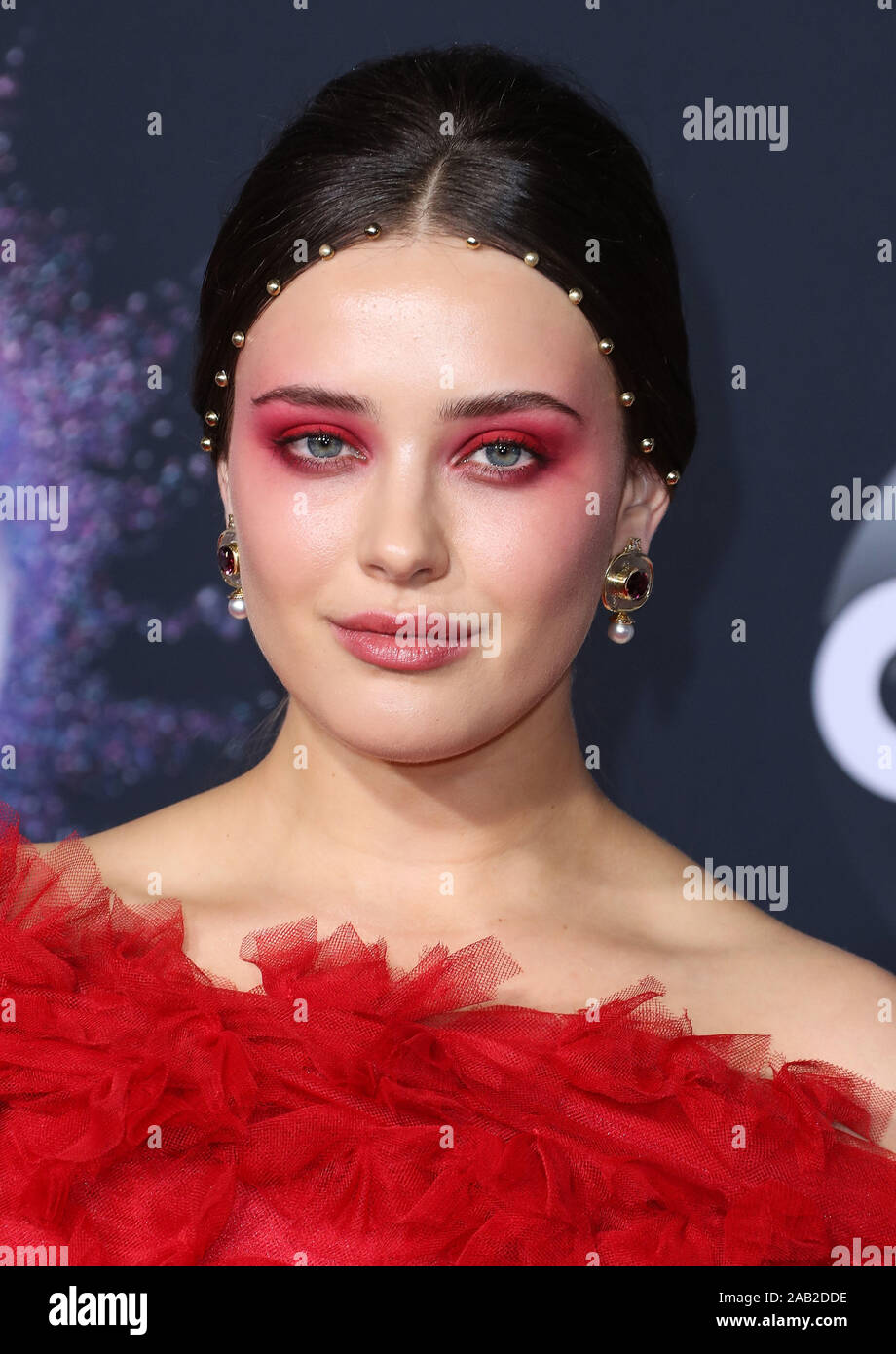 Los Angeles United States 24th Nov 2019 Katherine Langford Arrives At The 2019 American 4257