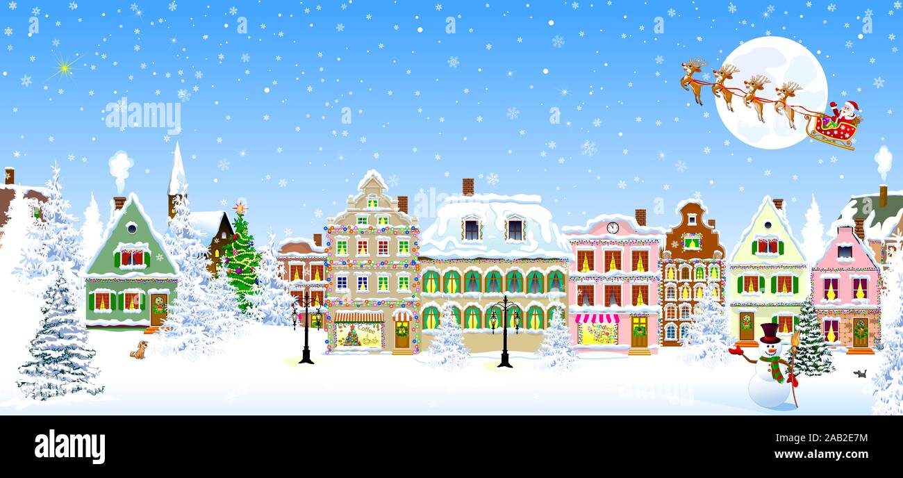 Santa claus lamp Stock Vector Images Alamy