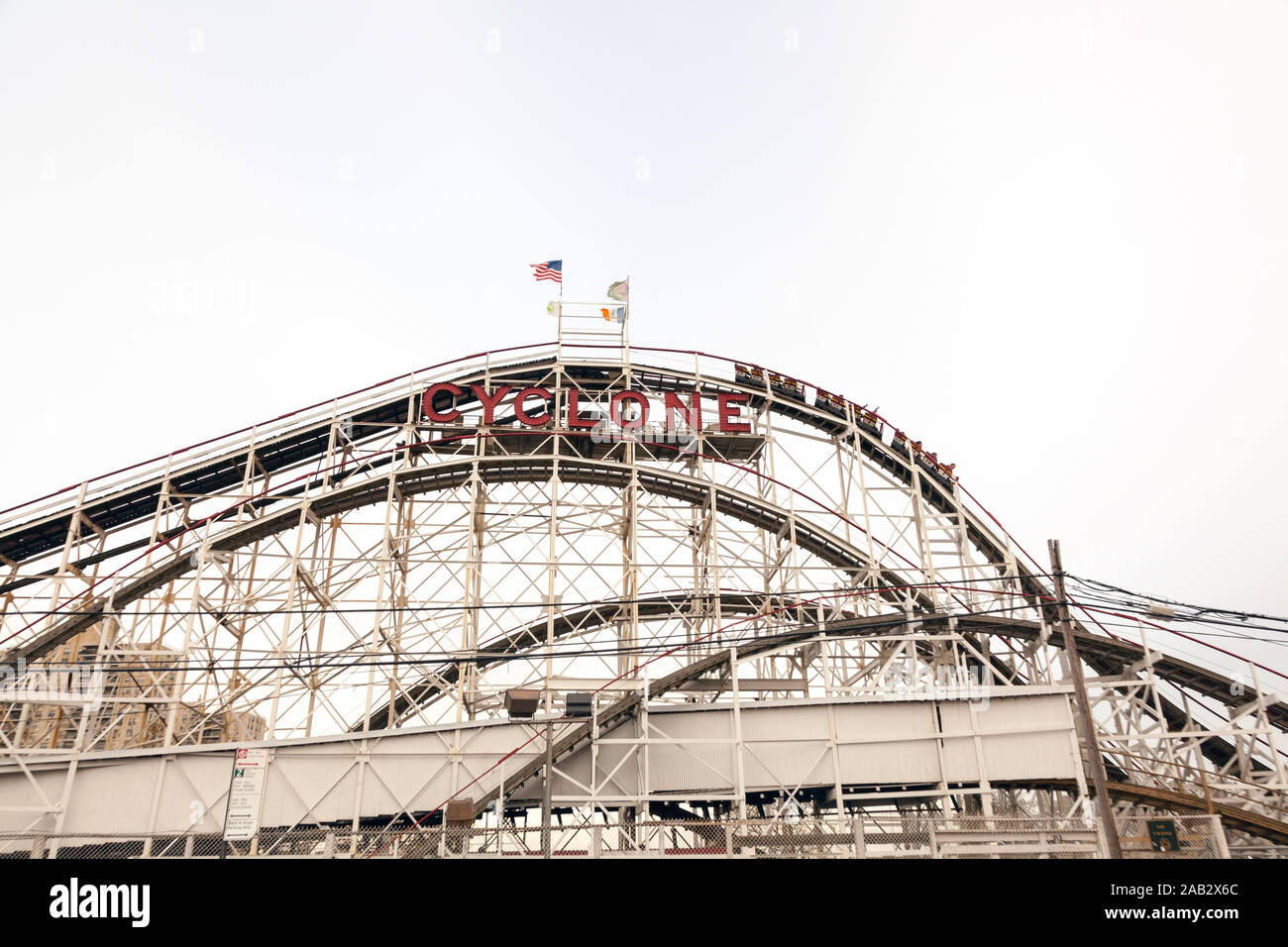 Astroland cyclone funfair coney island hi-res stock photography and ...