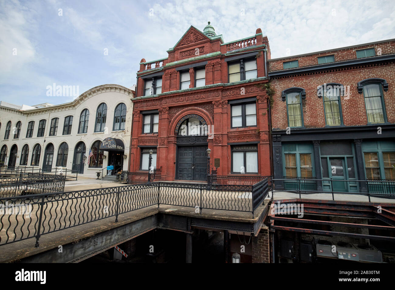 river street factors walk and factors row connecting former cotton