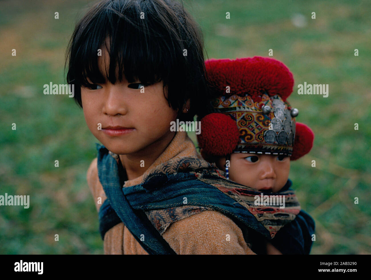 kinder, asiatisch Stock Photo