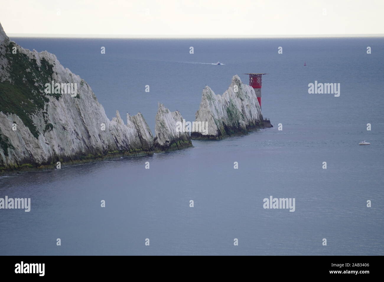 the needles isle of Wight Stock Photo Alamy