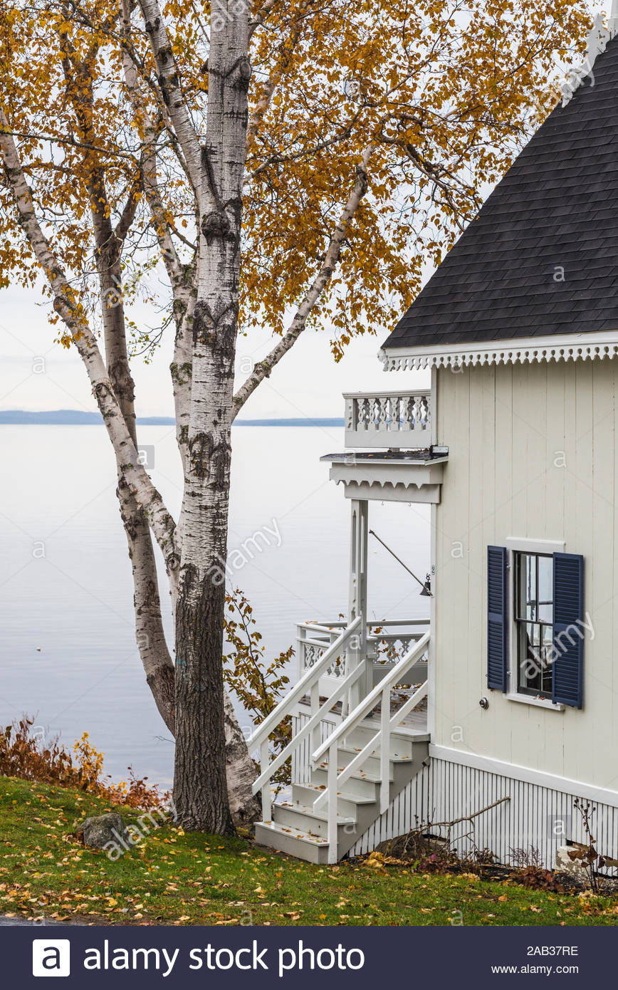 Usa Maine Bayside Bayview Cottages Oceanside Community Of