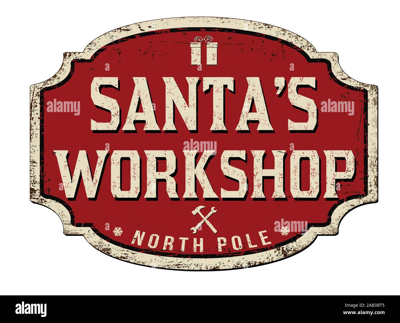North Pole Santas Workshop Clip Art