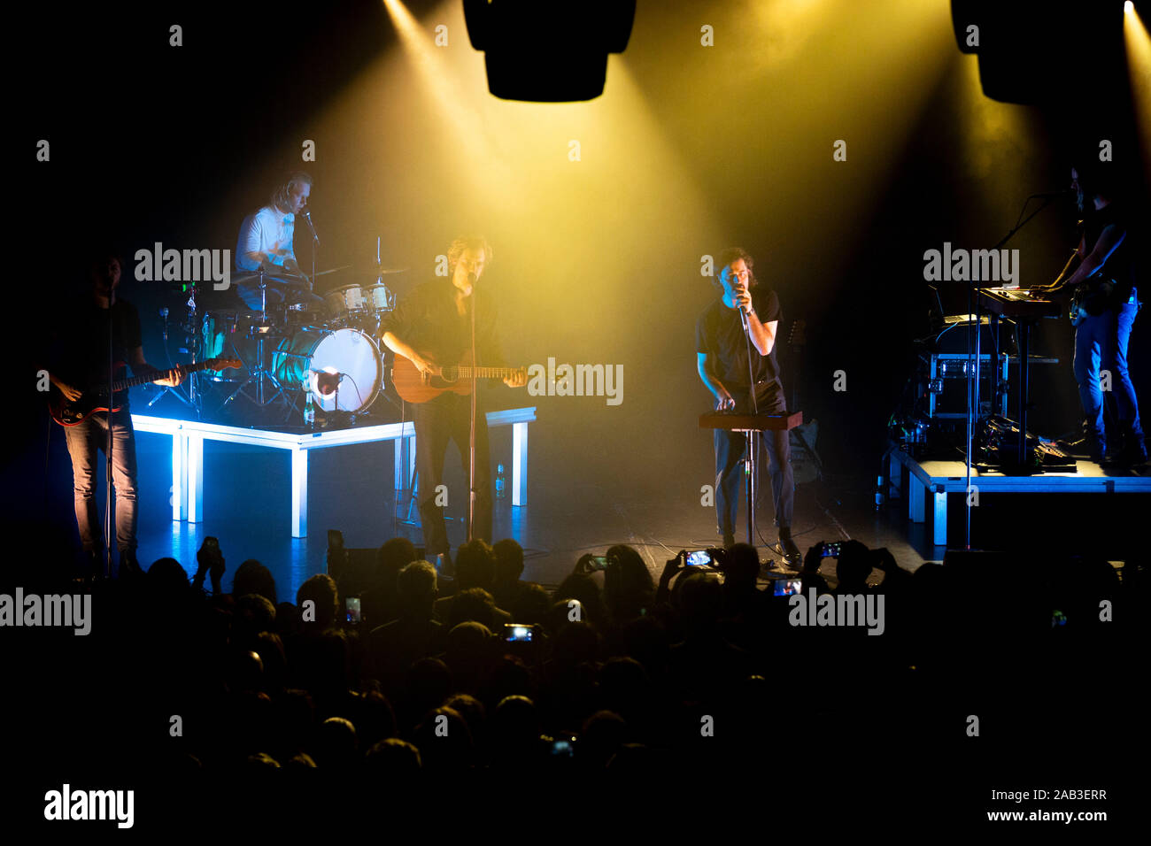 Belgian indie pop/rock group, Balthazar, is seen performing live at Hard  CLub in Porto, Portugal Stock Photo - Alamy