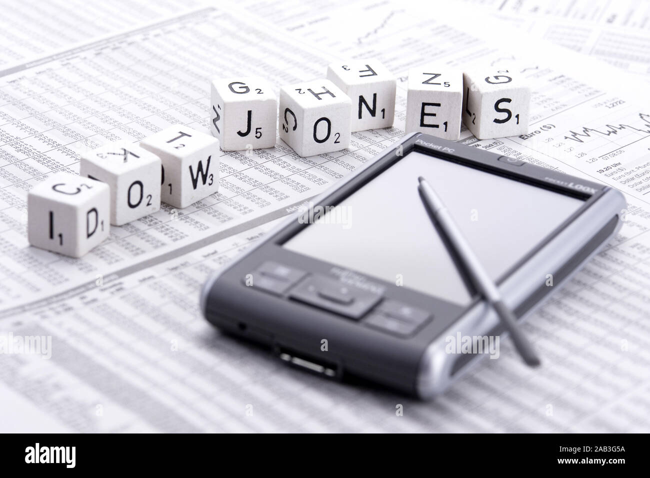 Dow Jones Stock Photo