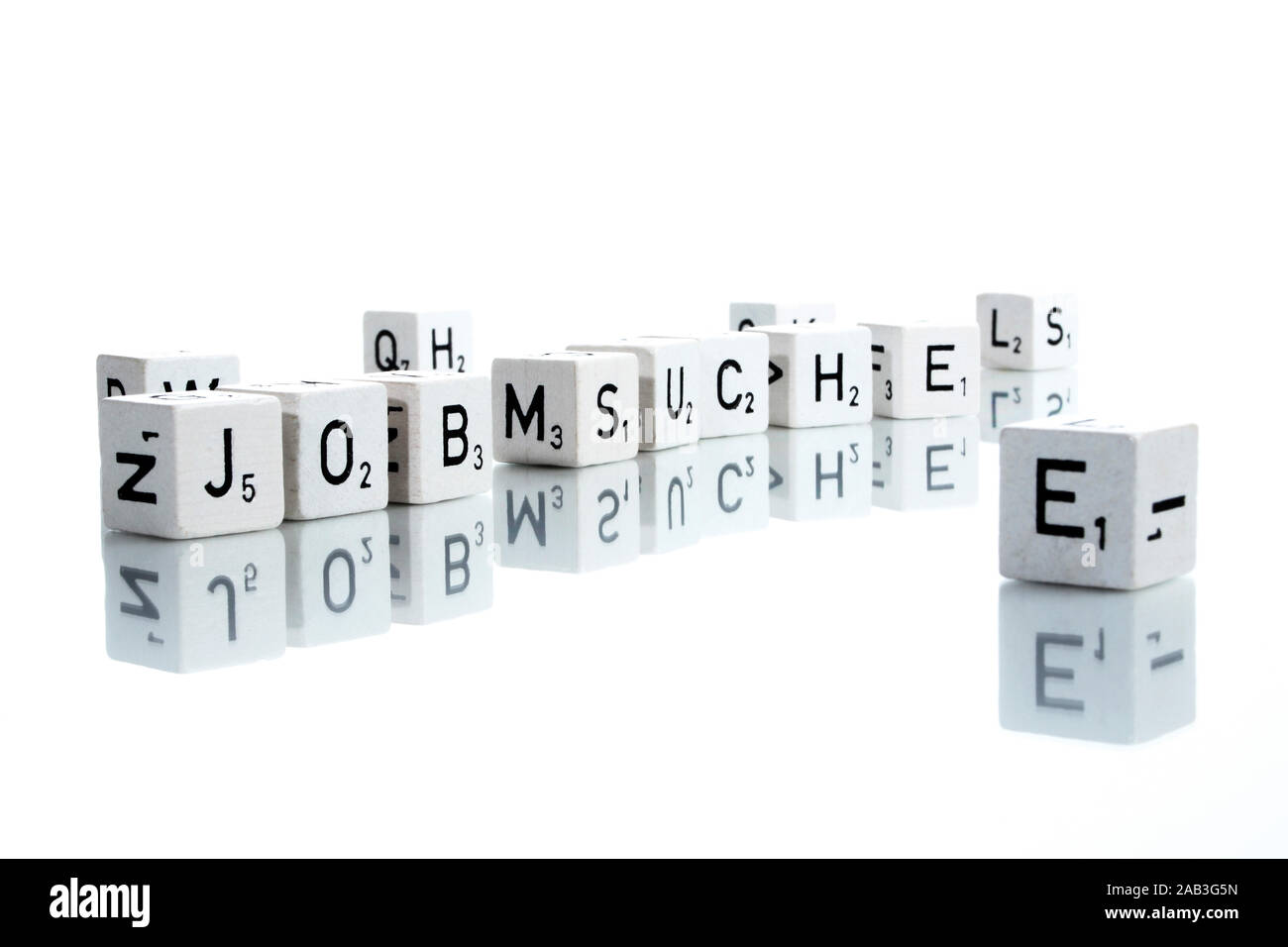 Jobsuche Stock Photo