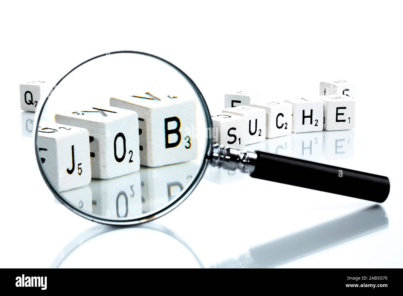 Jobsuche Stock Photo