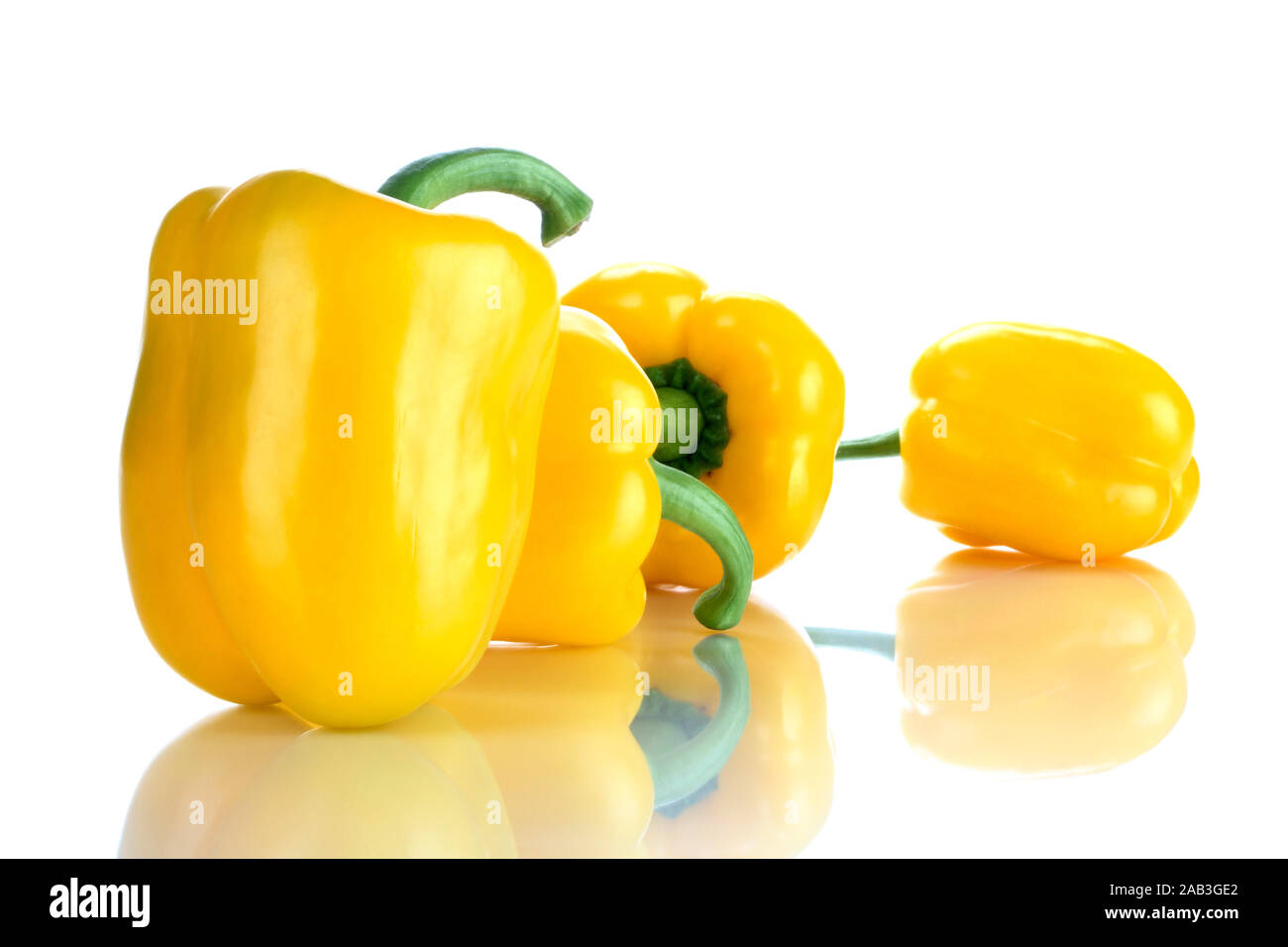 Gelbe Paprika Stock Photo