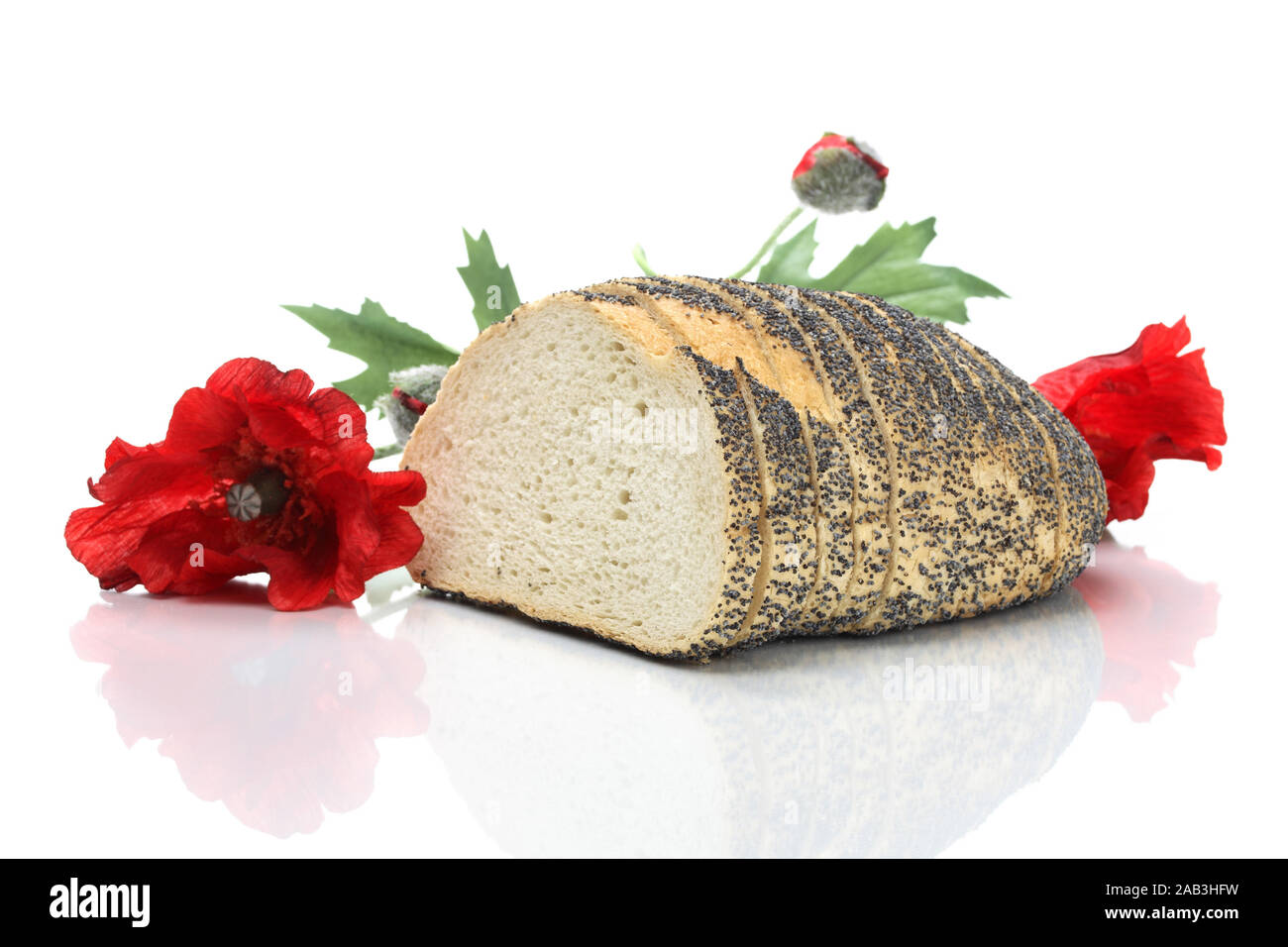 Frisches Mohnbrot Stock Photo