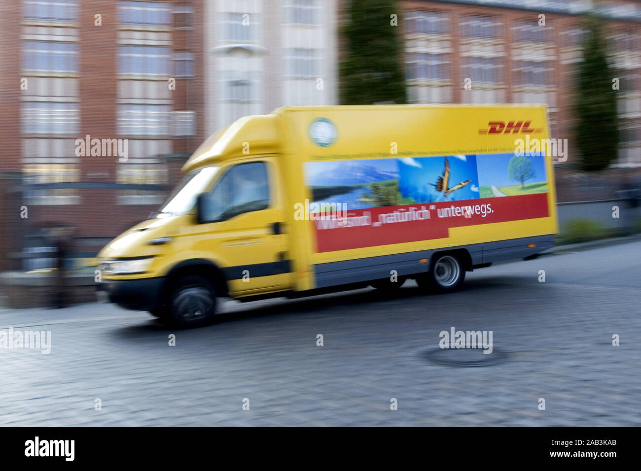 DHL Lieferwagen Stock Photo
