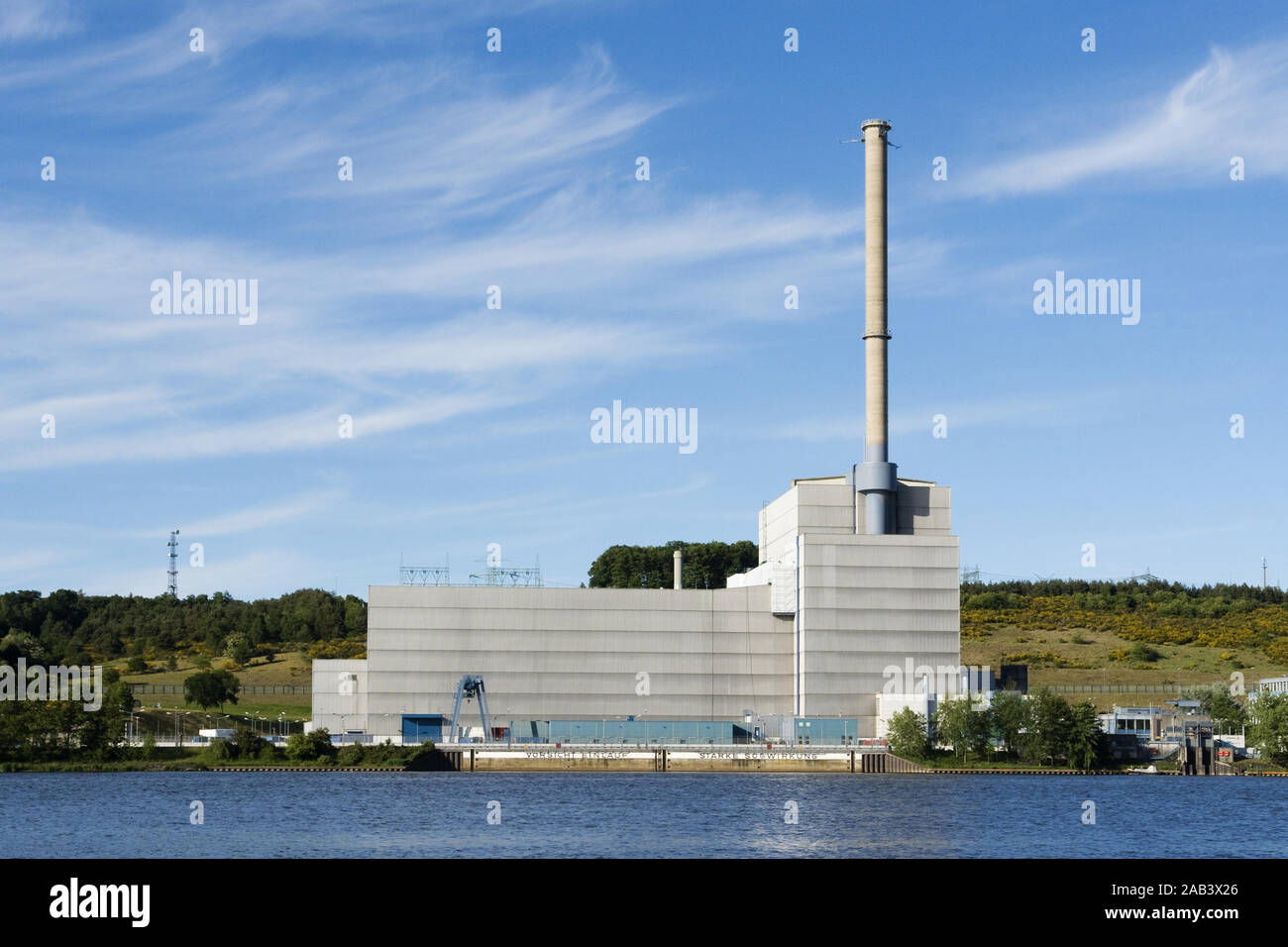 Atomkraftwerk Krümmel |Nuclear power station Krümmel| Stock Photo